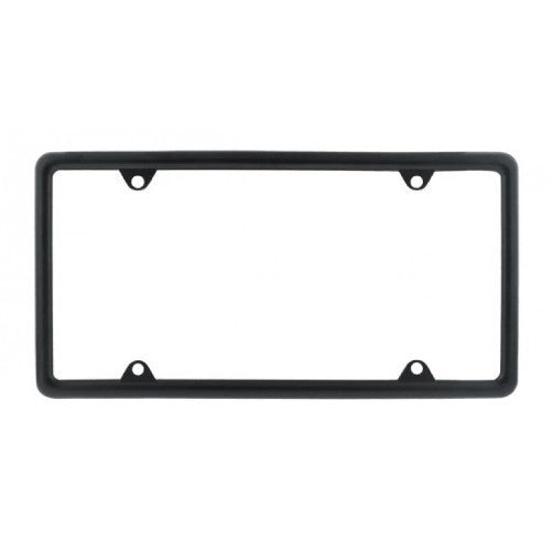 Black Metal Car Pickup Truck RV License Plate Tag Frame Holder / Full Size