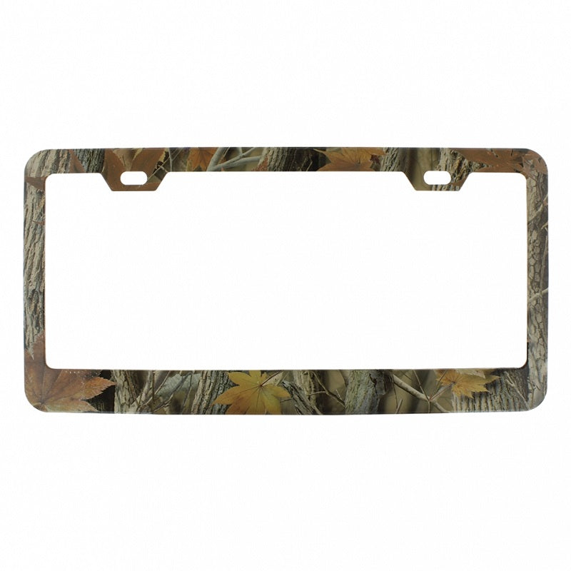 Camouflage License Plate Frame Tag Holder Truck Trailer Car Pickup