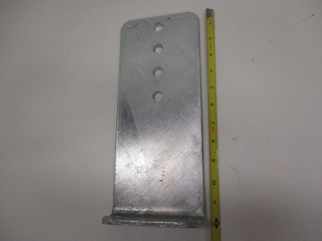 (4) Vertical Pontoon Boat Trailer Bunk Bolster L Brackets / 5" by 12" Galvanized