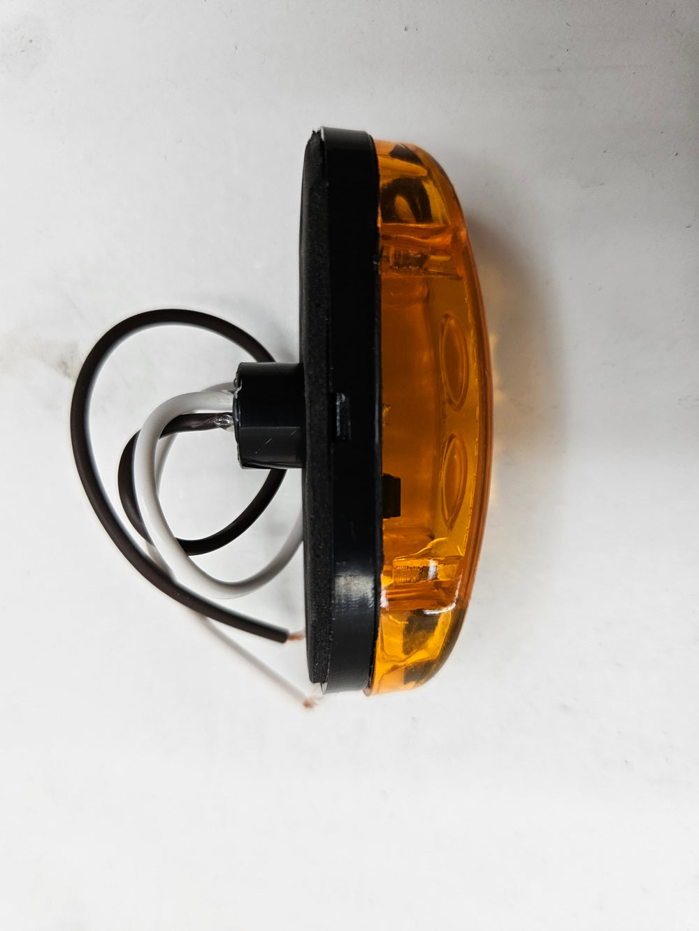 Amber LED 2.5" Truck Trailer Clearance Side Marker Light / Hot Dot Surface Mount