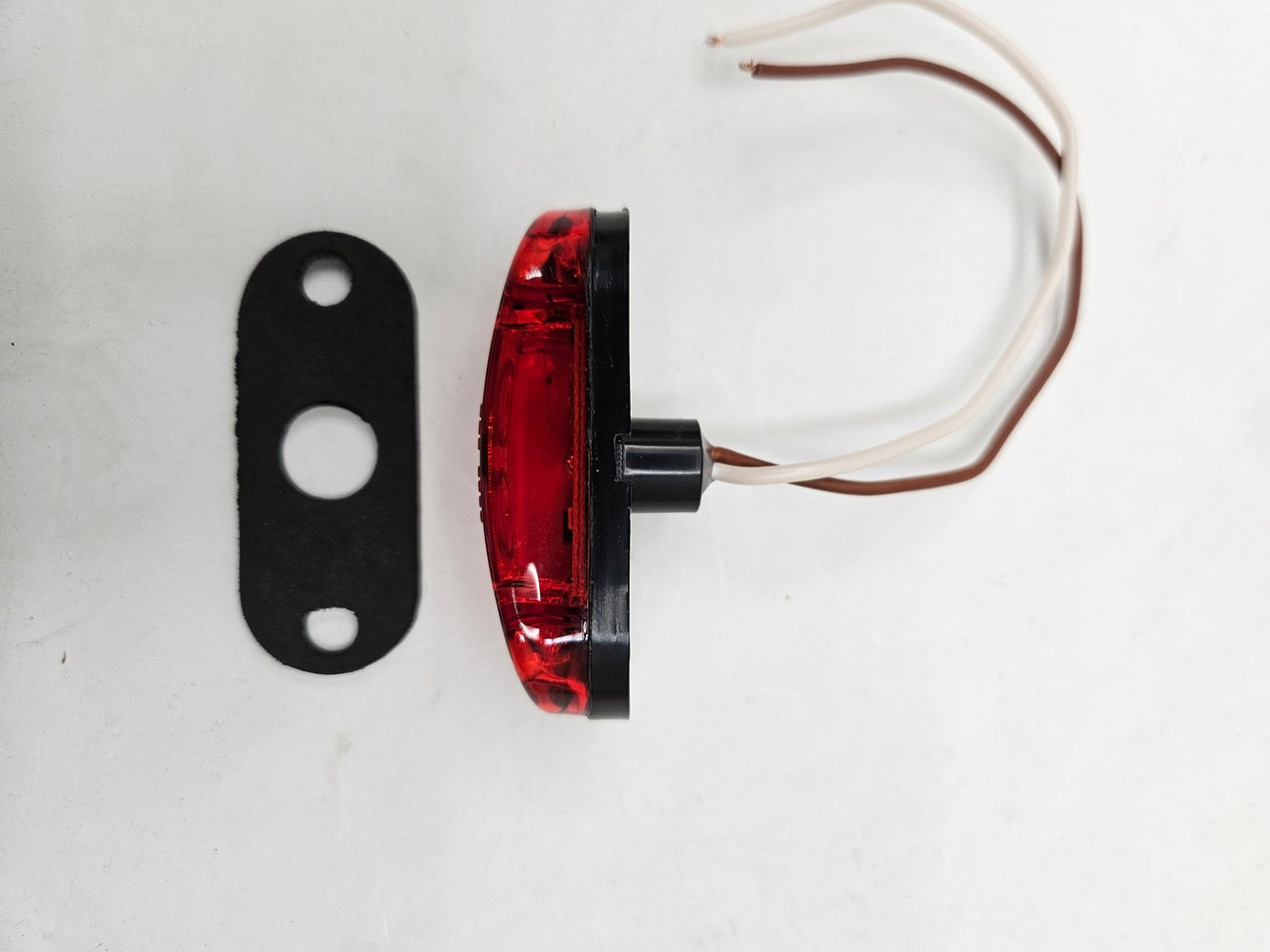 Red LED 2.5" Truck Trailer Clearance Side Marker Light / Hot Dot Surface Mount