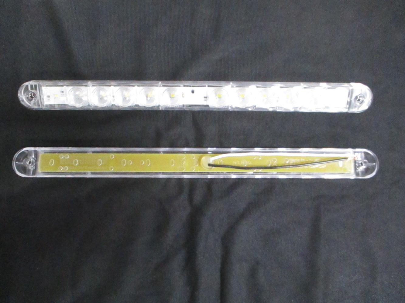 (2) RV Trailer Slimline White LED Back Up Tail Reverse Accent Lights / 12V