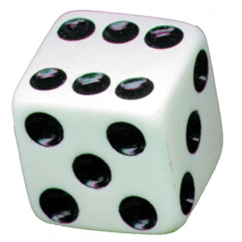 (4) Custom White Dice Wheel Tire Valve Stem Covers Caps