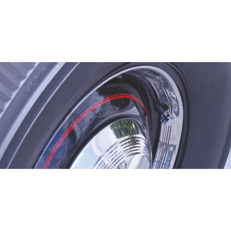 (4) Custom Chrome Plastic Cross Wheel Tire Valve Stem Covers Caps