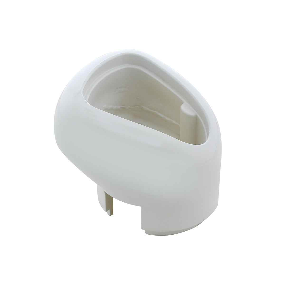 13/15/18 Speed Gearshift Knob - Pearl White with Stainless Steel Knob Cover