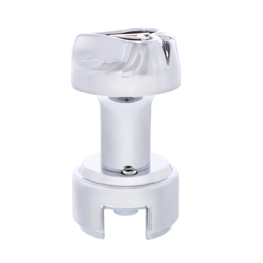 Chrome Ace of Spade 13/15/18 Speed Thread-on Gearshift Knob With Adapter