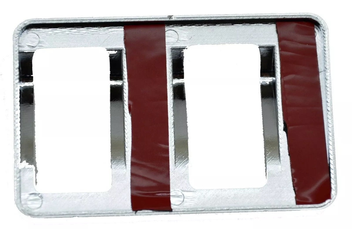 Chrome Rocker Switch Cover Peterbilt 579 (2012-2019) 567 (2004-2019) 2-Switches