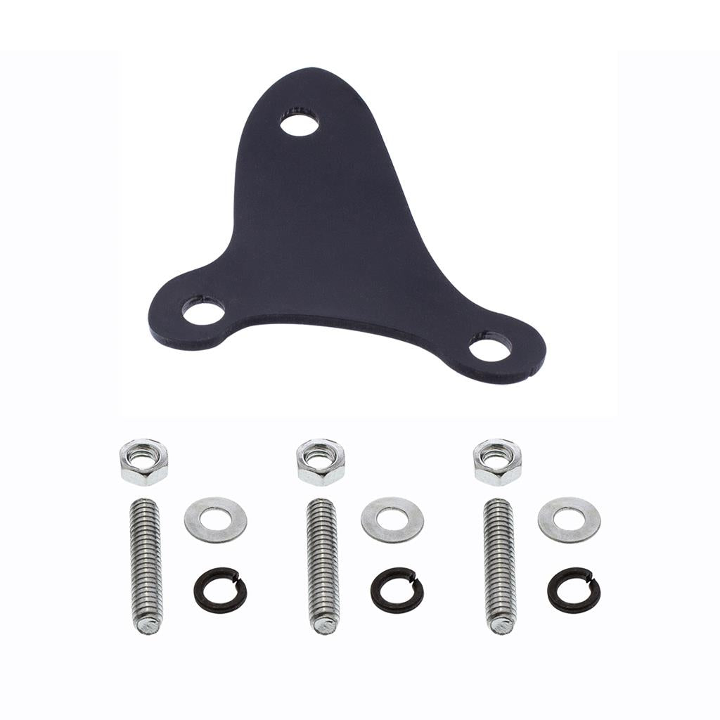 Die-Cast Fighting Stallion Hood Ornament - Chrome