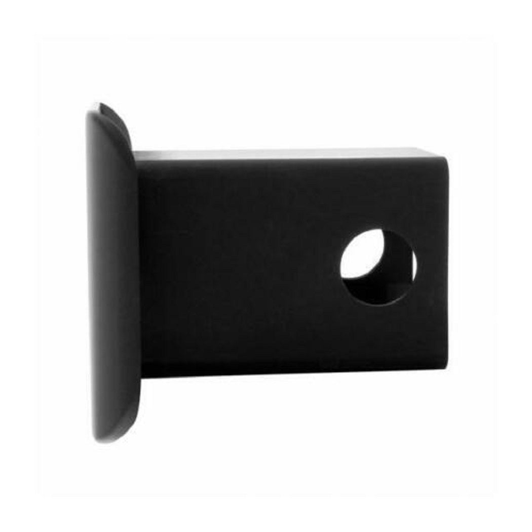 MATTE BLACK PLASTIC HITCH COVER FOR 2" X 2" TRAILER HITCH RECEIVERS