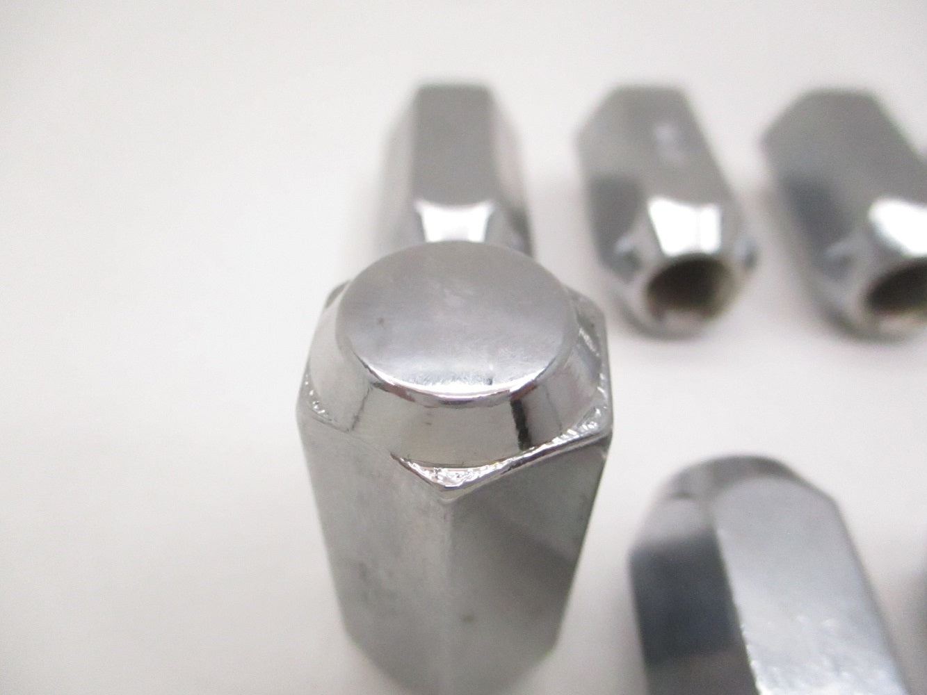 (10) Trailer Wheel Lug Nuts 1/2"x20x1-7/8" Chrome Plated Steel Lug Nuts 13/16"
