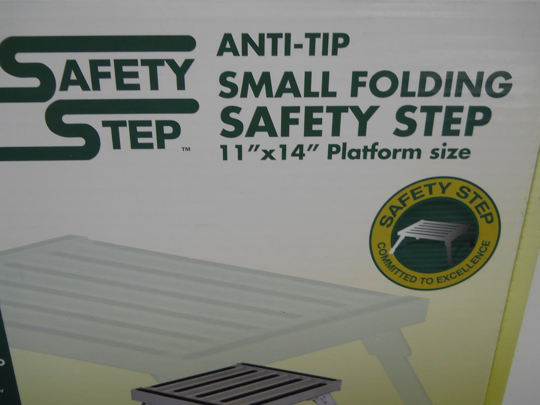 RV Camper Motor Home Trailer Black Aluminum Folding Safety Step Stool Platform