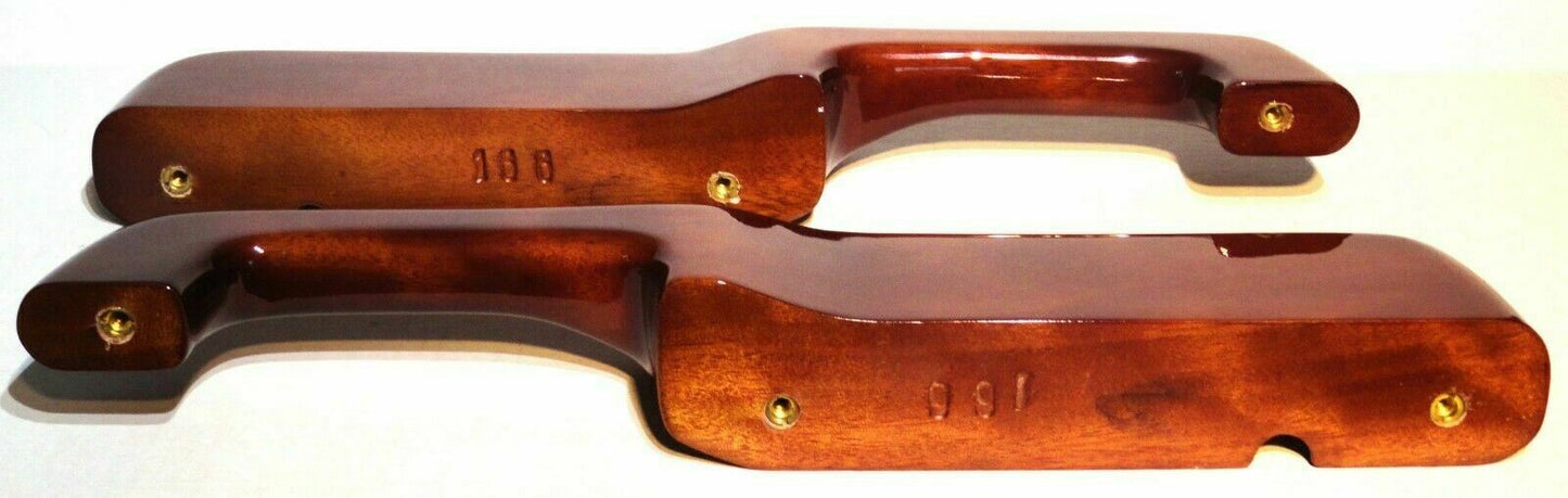 Pair of Wood Armrest For Peterbilt 379/378/377 (1988-01) and 335/330 (1995-01)