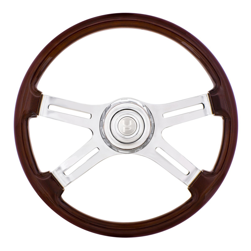 (Returned) Freightliner 89 - July 2006 / 18" Chrome Four Spoke Steering Wheel