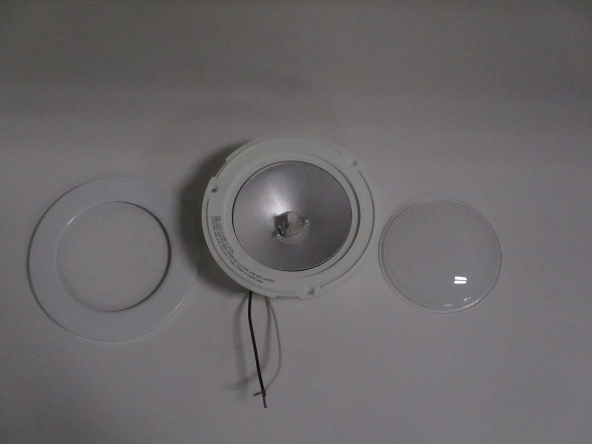 RV Suspended Ceiling Cannister Light 12V DC T-3 20-Watt Halogen Bulb 350 Lumens