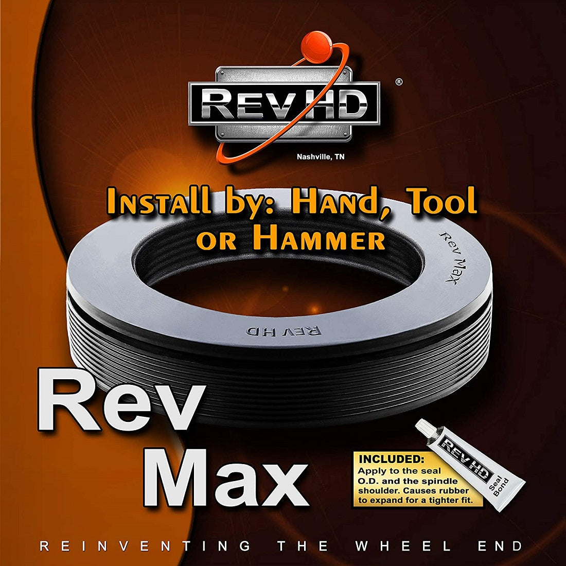 RM-D08 Rev Max Drive Axle Wheel Seal fits Eaton, Ford, Navistar, White 34000#