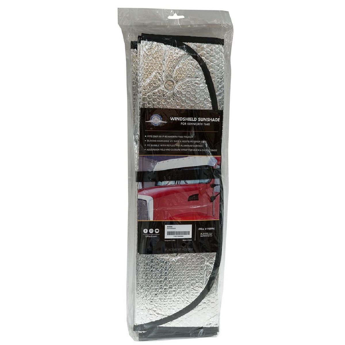 Windshield Sunshade 2007-2017 Fits Kenworth T660