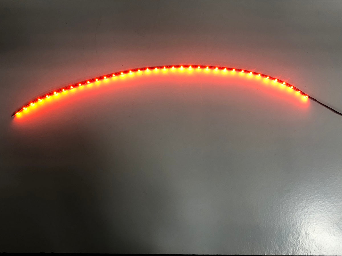 (5) 23" long 36 Amber LED Light Accent Strip Boat Car Truck RV