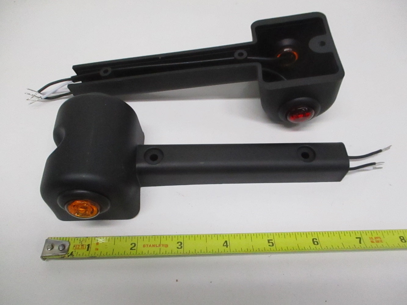 (2) Red Amber 3/4" LED Side Marker Clearance Trailer Fender Lights