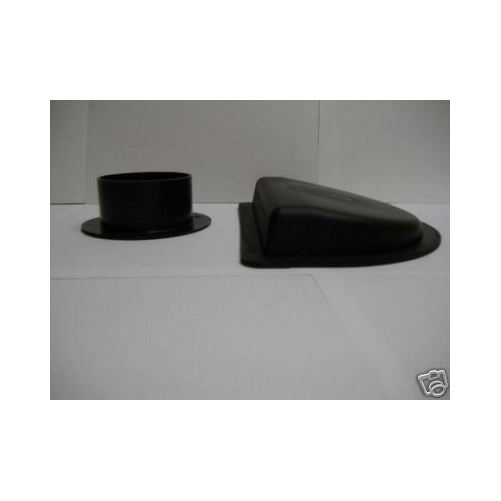 RV ATV Cycle Truck Cargo Work Trailer Black Side Air Vent