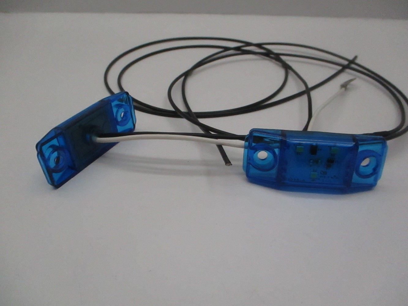 (2) 2.75" Blue LED Accent Utility Step Under Cabinet Shelf Lights Camper RV