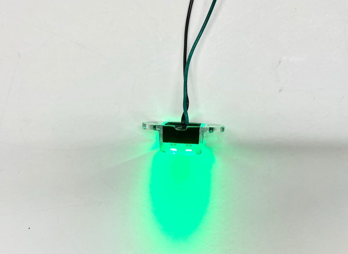Bright Green 4 LED Oval Dragon Accent Light