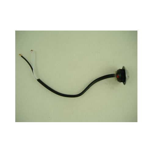 Mini 3/4" Round Blue 3 LED Clearance Marker Accent Light / Stainless Steel Bezel