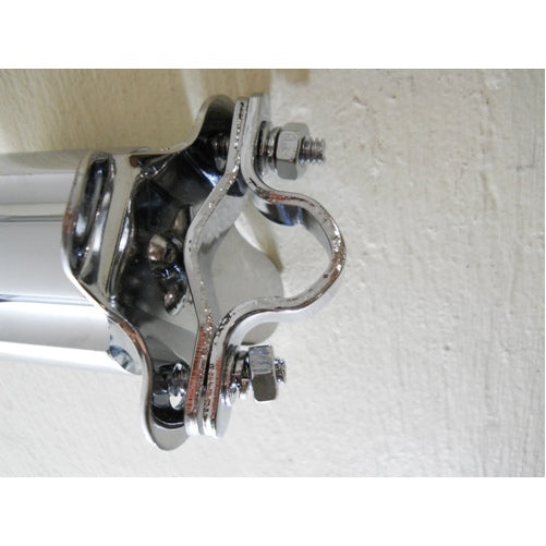 Chrome Metal Gun Barrel Steering Wheel Spinner Suicide Knob / Universal Bracket