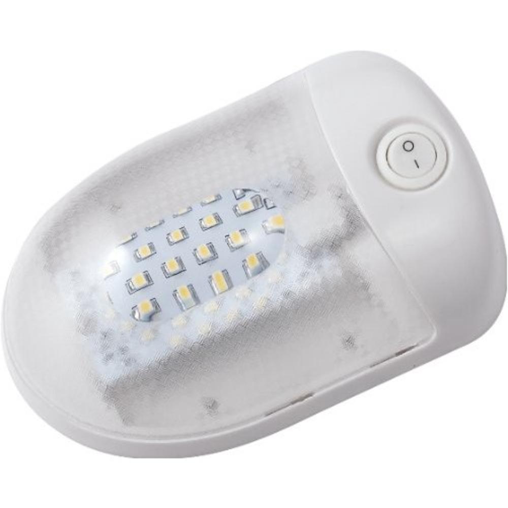 (1) 36 LED High Power Dome Light Fixture Single 921 Wedge 12V Natural White