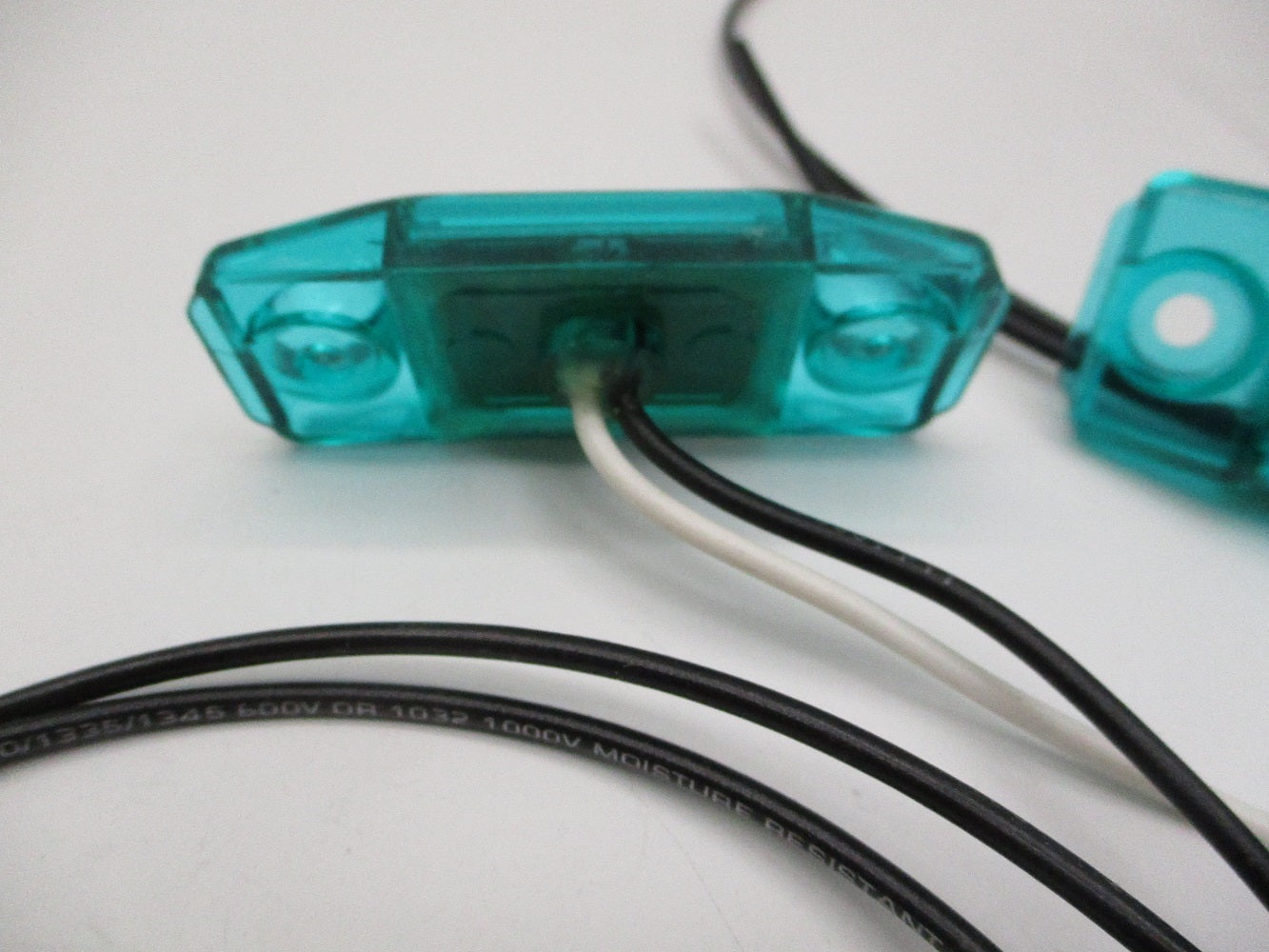 (2) 2.75" Green LED Accent Utility Step Under Cabinet Shelf Lights Camper RV