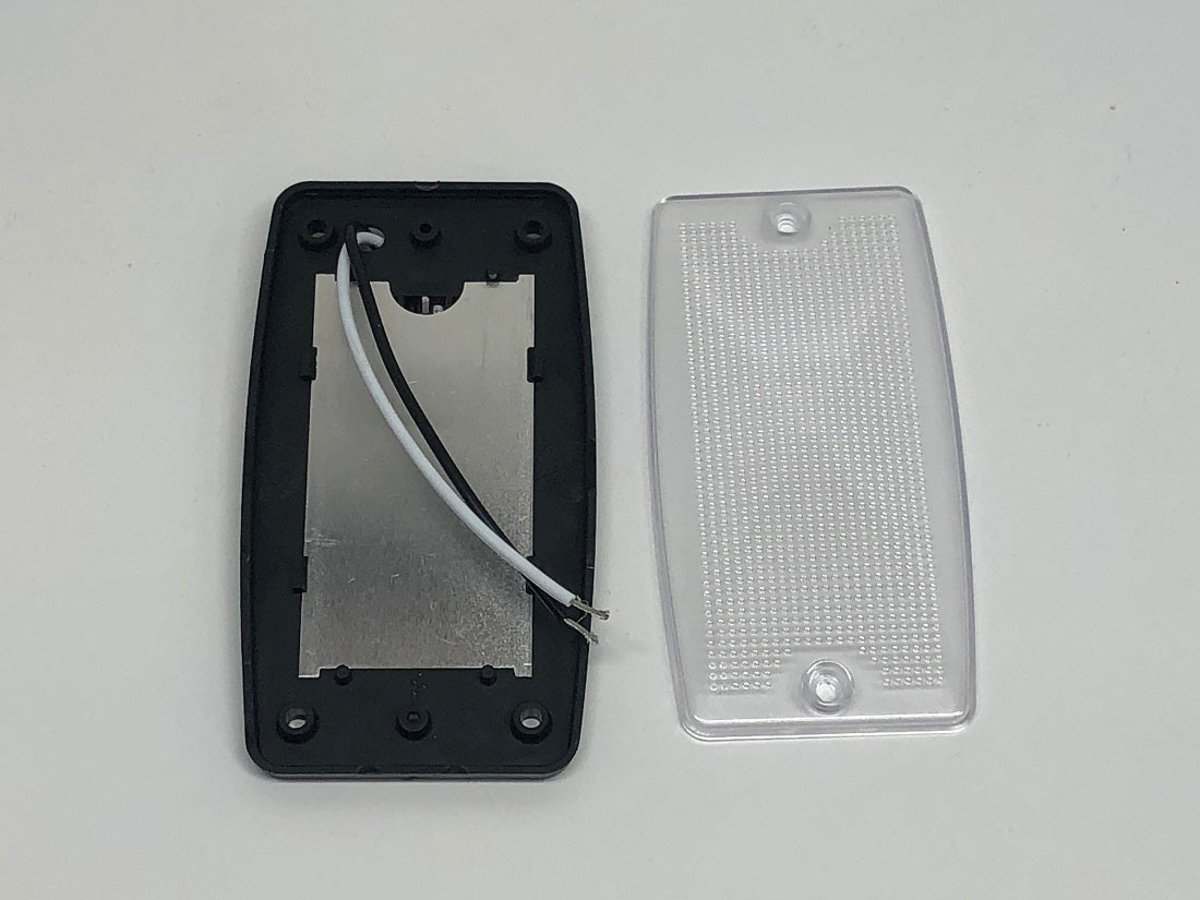 (1) 5.8"L x 3.1"W White 9 LED Interior Dome Light Camper RV Trailer Truck Bus