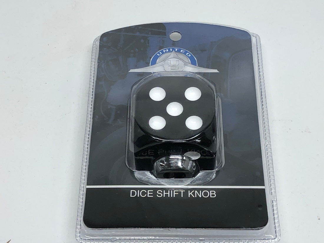 Black Dice Gearshift Knob 1 7/8" X 1 7/8"