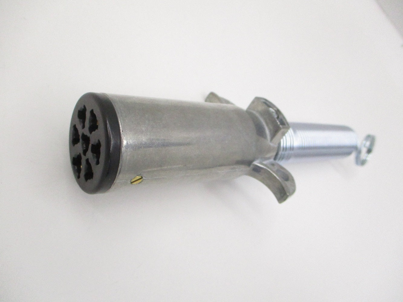 Large 7 Way Round Split Pin Plug / Fits Large Truck Semi Trailer Light Wiring