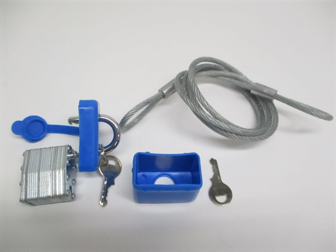 48" Cable and Lock / Bike Trailer Spare Tire Toolbox Generator Universal Lock