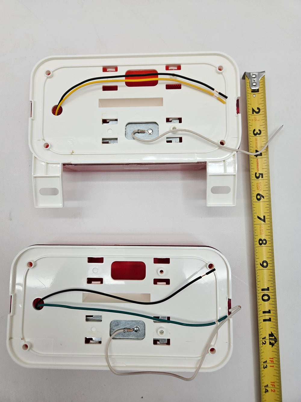 RV Camper Trailer Stop Turn Brake Tail Lights / License Light / White Base
