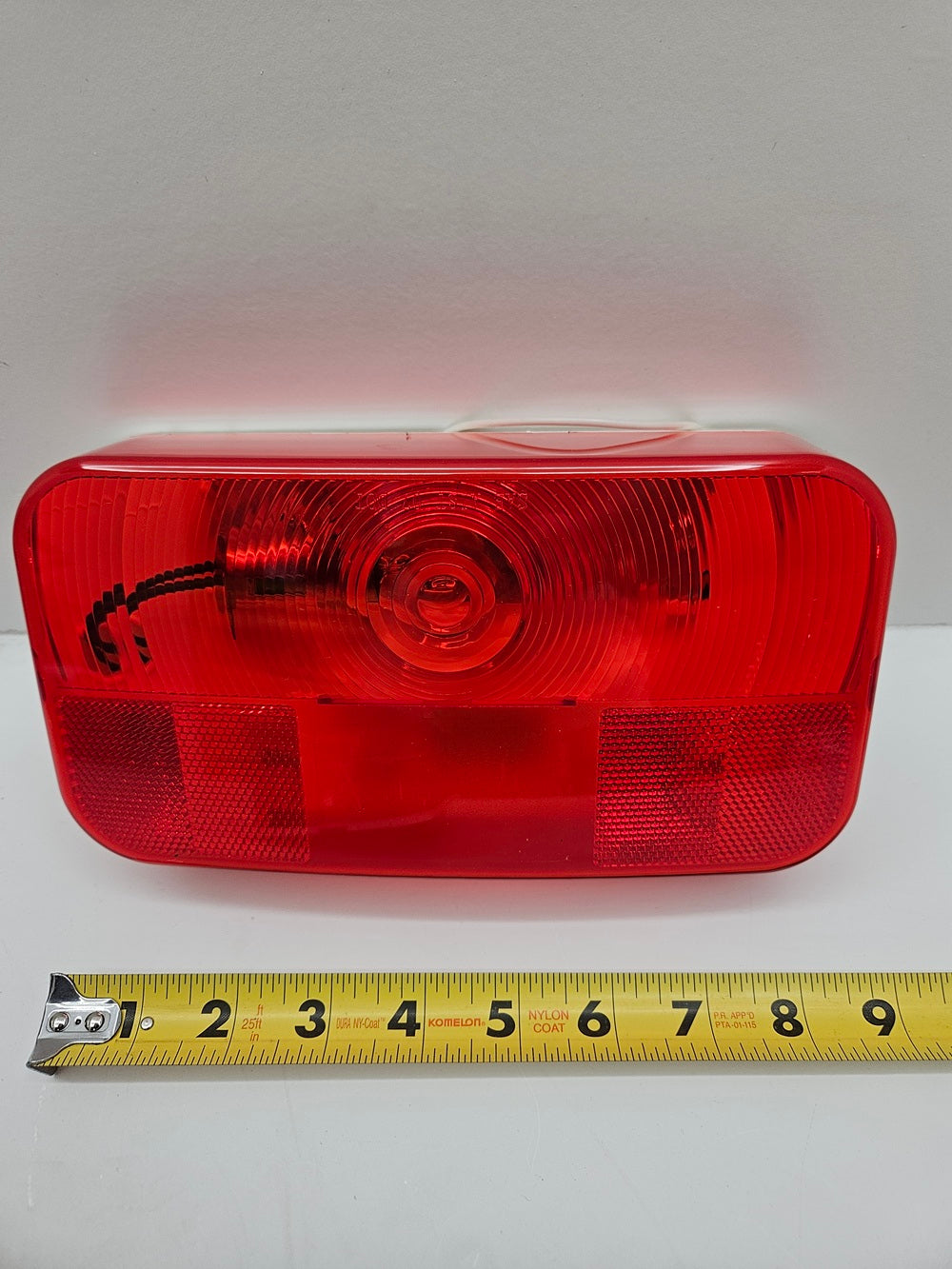 RV Camper Trailer Stop Turn Brake Tail Lights / License Light / White Base