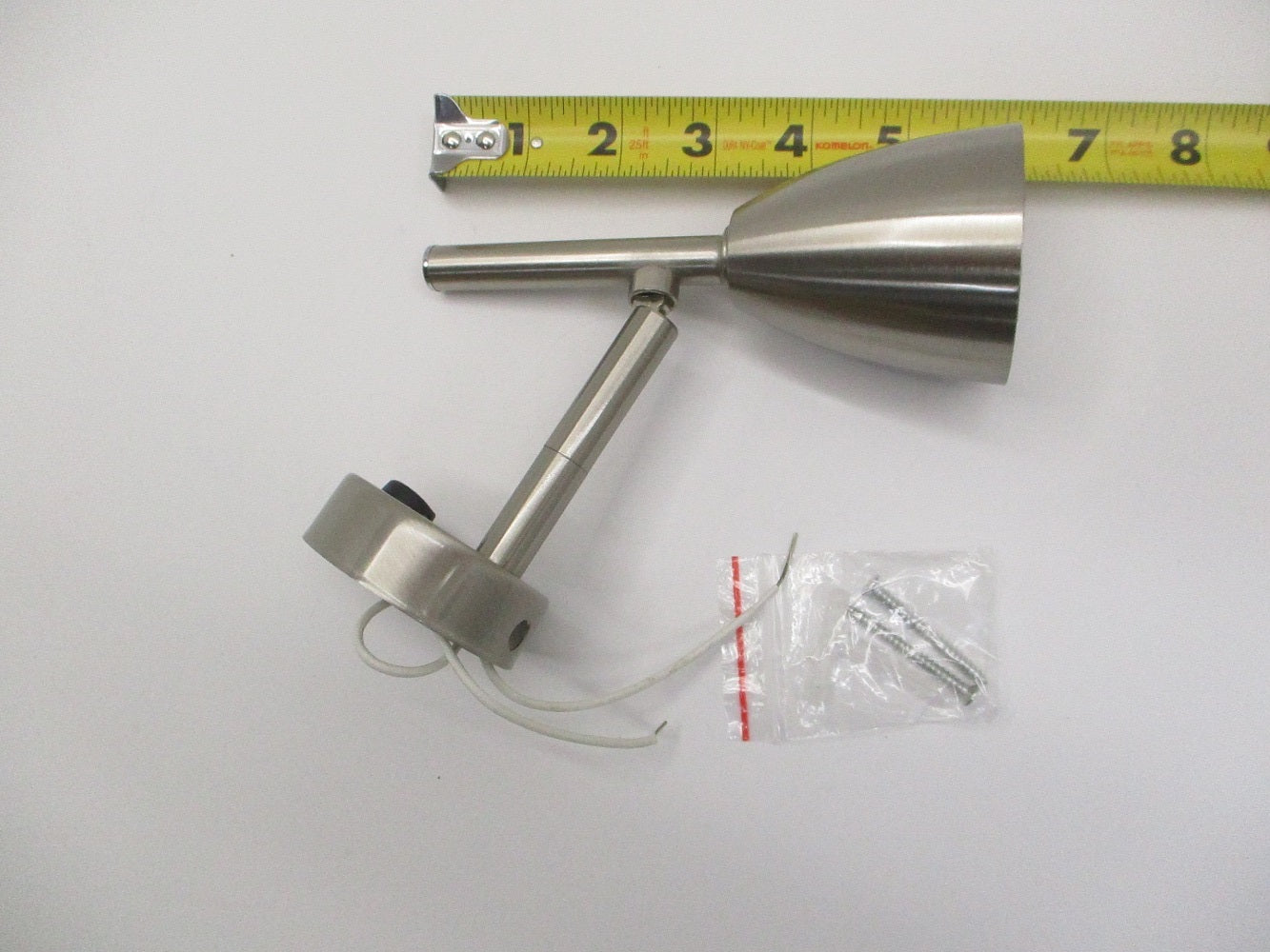 LED Courtesy Reading Accent Light RV Camper Trailer Swivel Wall Mount / Nickel