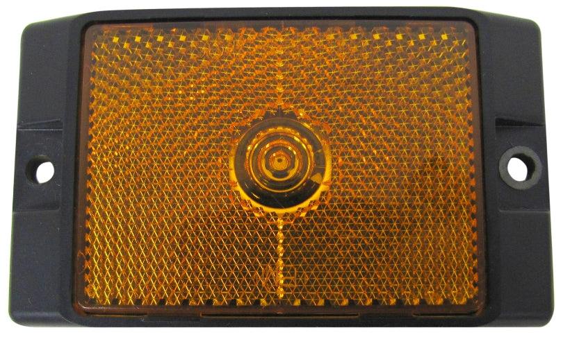Amber Rectangle LED Marker Clearance Light Truck Trailer RV