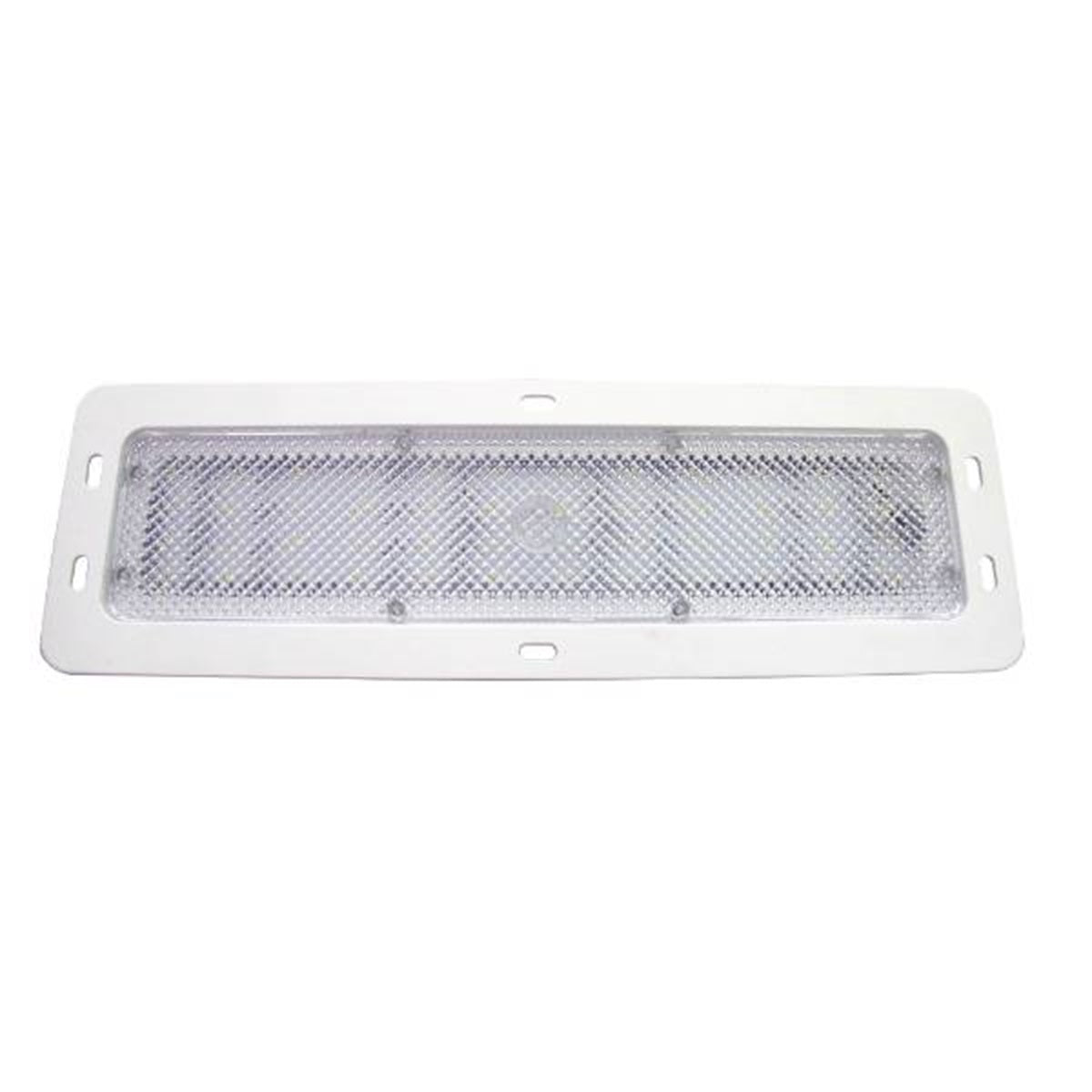 12V White LED Dome Light Truck Trailer RV Bus Camper Boat /Metal Base 850 Lumens