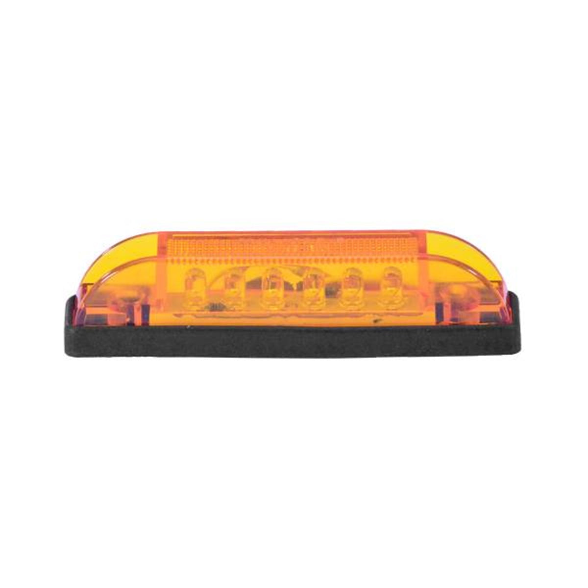 (2) Amber LED Marker Clearance Lights Truck Trailer Camper RV Bus 4" Slim Line