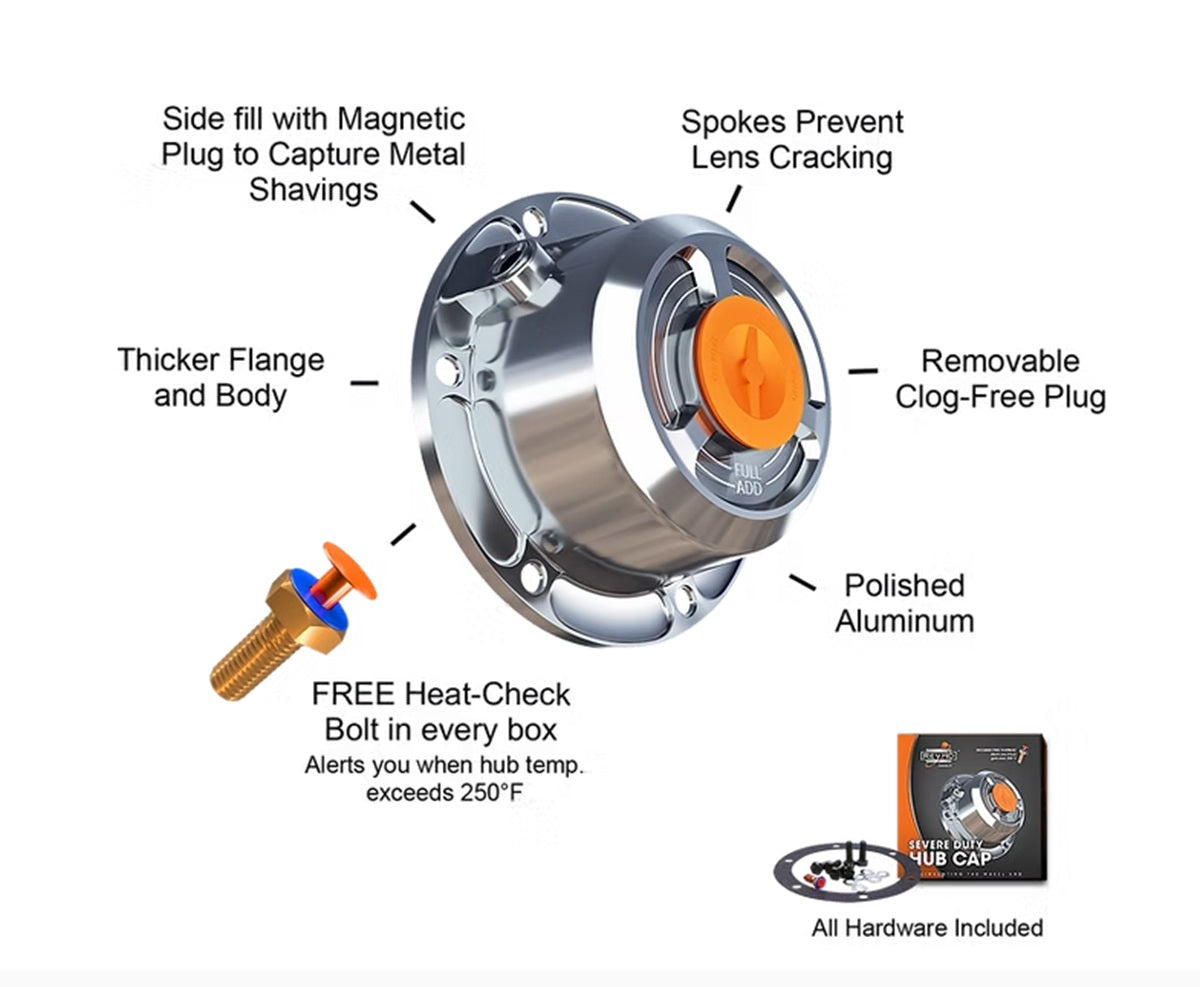 Severe Duty TN Trailer Hub Cap. Compatible with 4009, 1643, 1743, 1843, 340-009