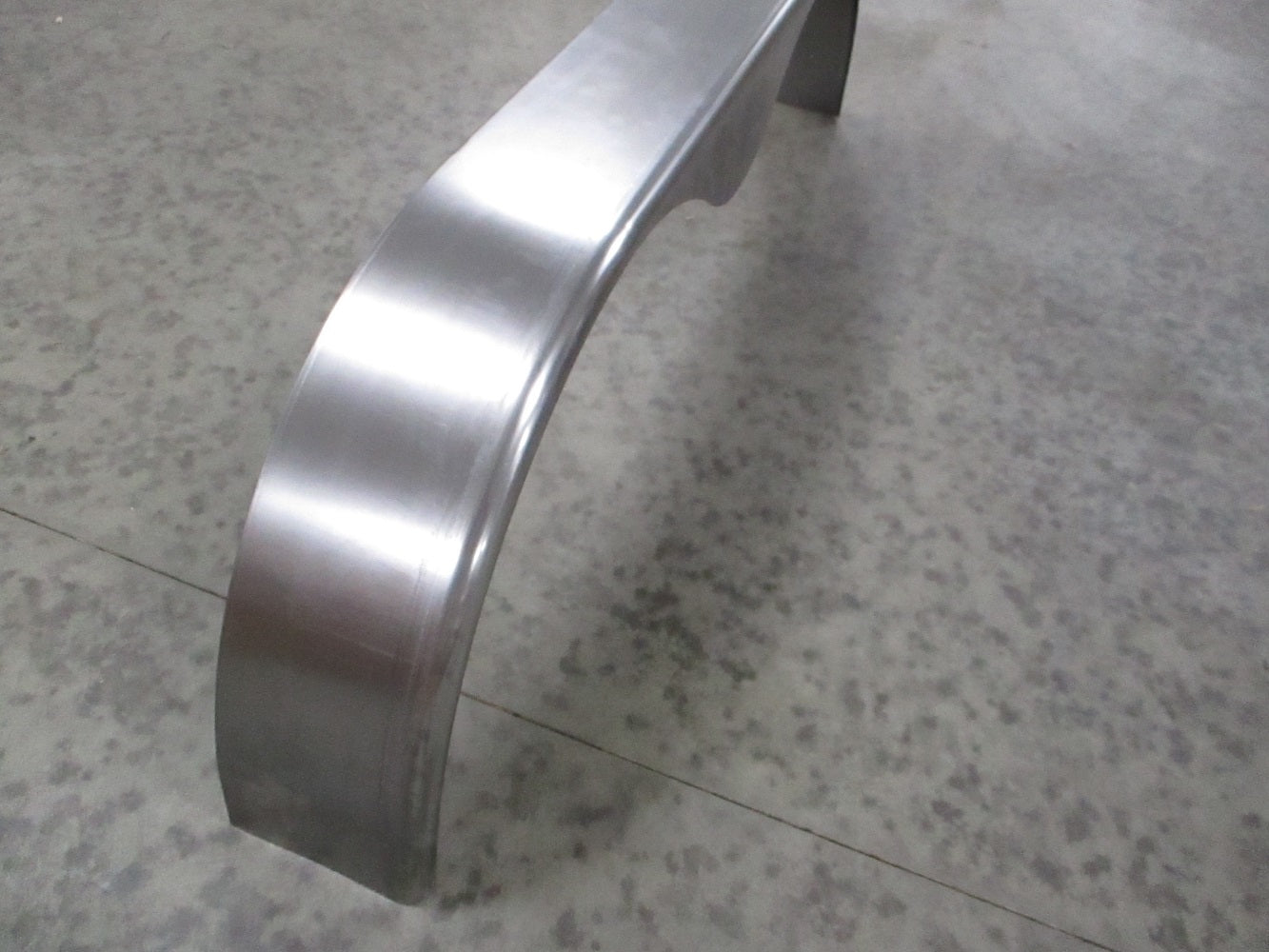 (1) One Tandem Smooth Steel Utility Cargo Trailer Fender 16ga 72"L 20"H 10"W