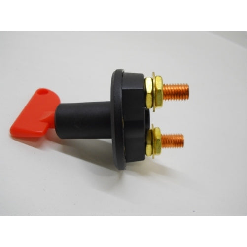 Battery Disconnect Cut Off Kill Switch w/ Key - Truck, Car, RV - Plastic Housing