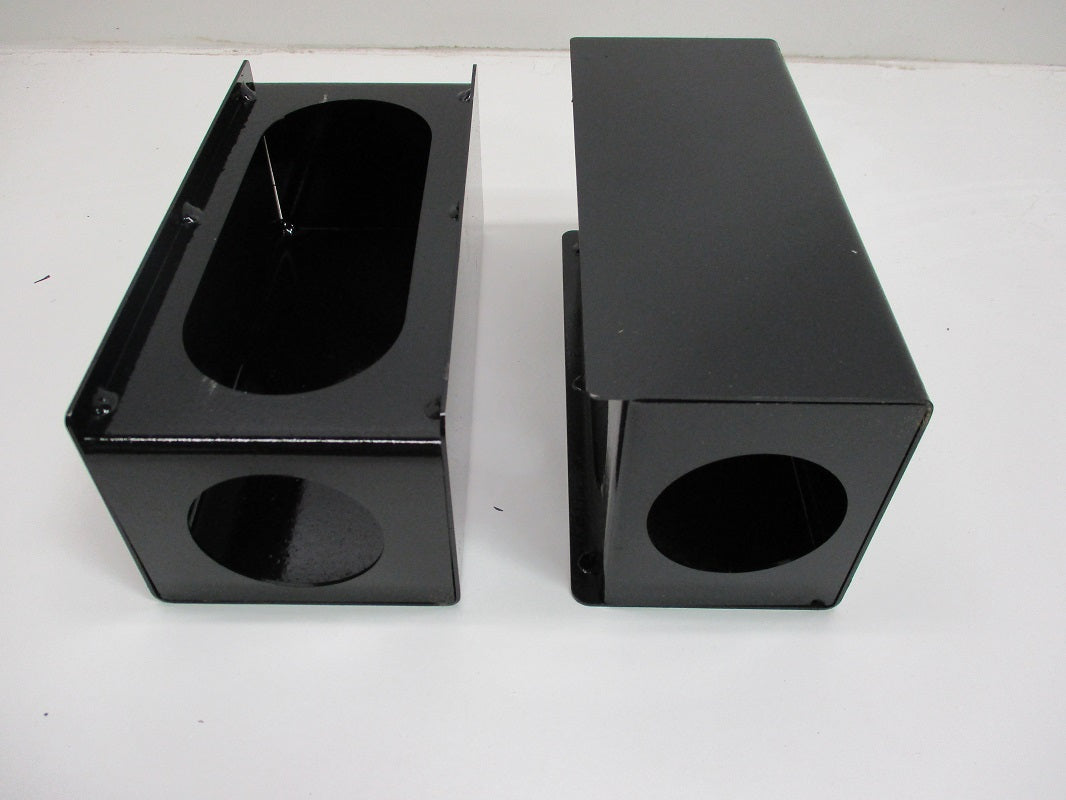 Black Steel Mounting Boxes for 6" LED Oval Brake Stop Turn Tail Marker Lights