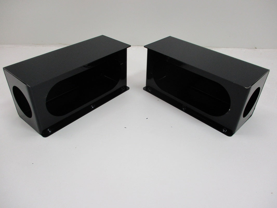Black Steel Mounting Boxes for 6" LED Oval Brake Stop Turn Tail Marker Lights