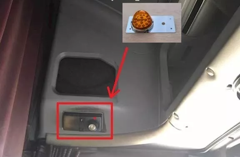 Freightliner FLC/FLD Classic Above Door Watermelon Light Plate ONLY