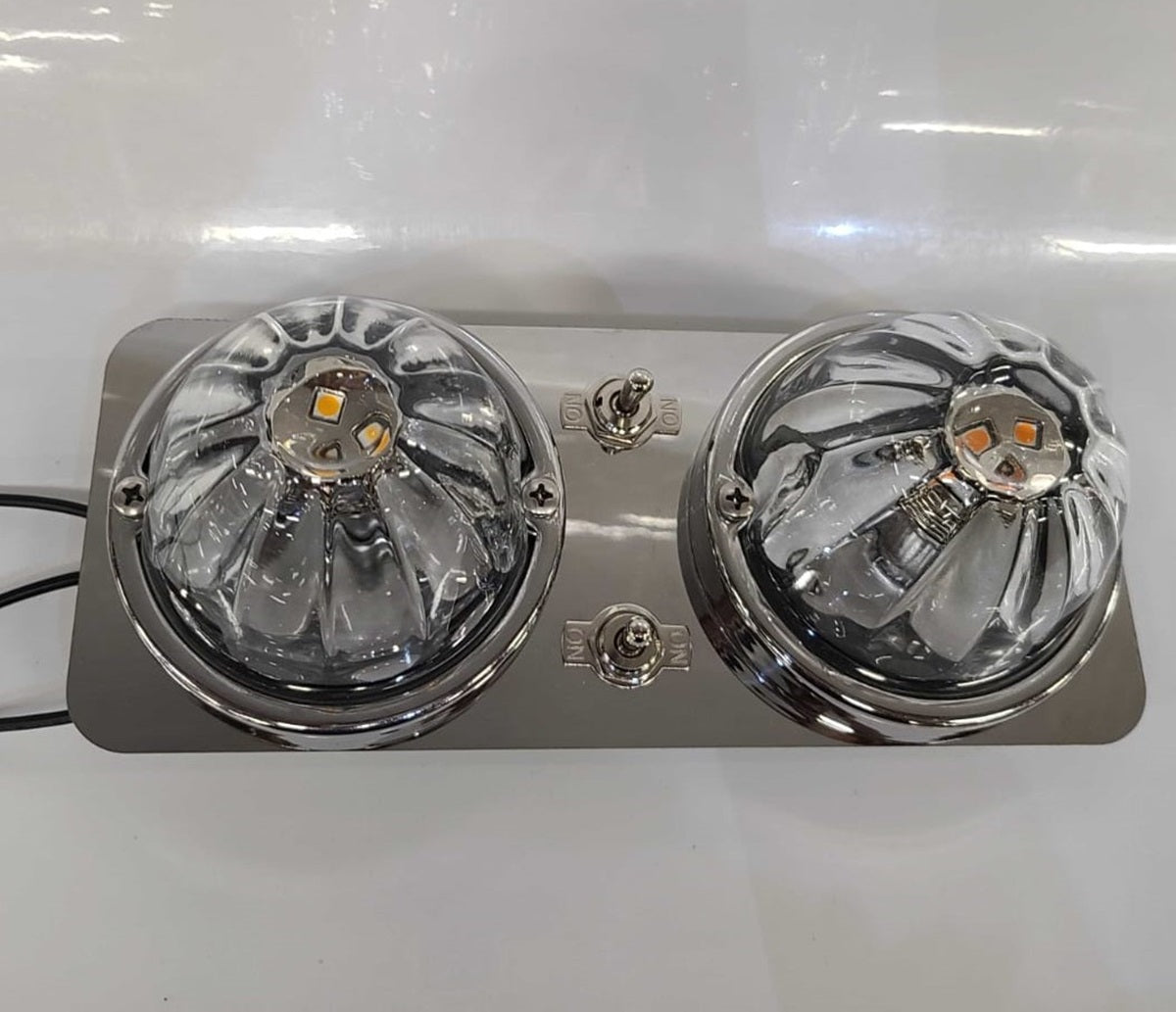 Peterbilt 379/378 Cab Light Stainless Bracket for Watermelon Light-Bracket Only