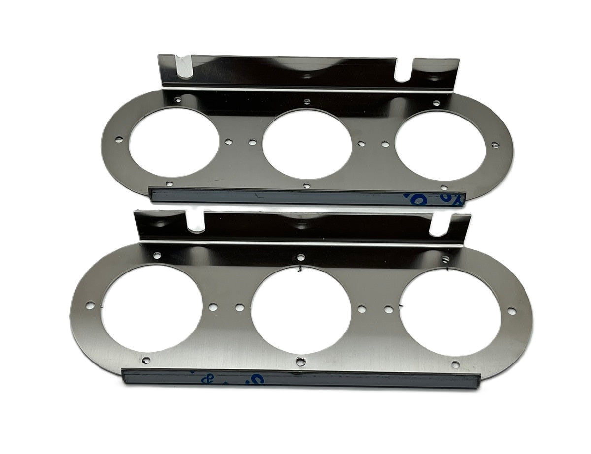 Peterbilt 388/389 15" 3 Radius Watermelon Air Cleaner Front Brackets ONLY (PAIR)