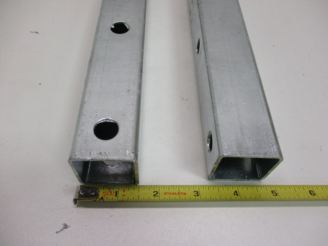 (2) Galvanized Pontoon Boat Trailer Metal Guide Posts / 1-1/2" Square by 18"