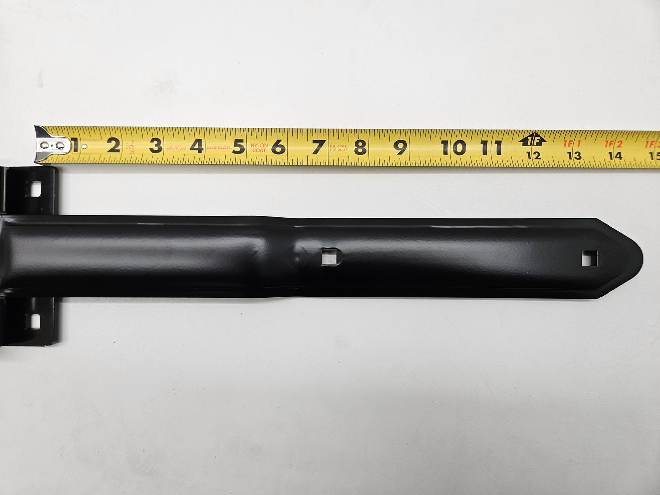 Black Aluminum Cargo Trailer RV Door 16" Strap Hinges / Pair / Offset Bent Hinges