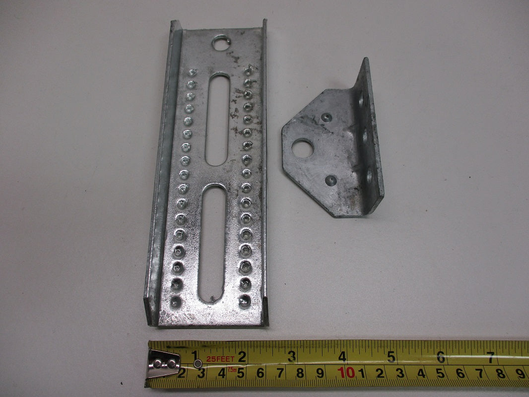 (1) Boat Pontoon Trailer 8" Bolster Bunk Board Adjustable Swivel Bracket Kit